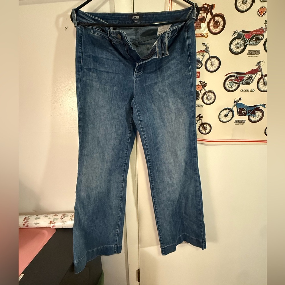 NYDJ Wide Trouser Leg Jeans